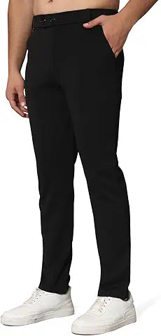 Stretchable Casual Pants | Scoop Pocket Chinos | Trousers (Slim Fit)