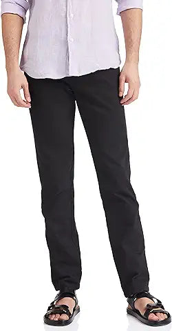 Fashion Men's Cotton Slim Fit Casual Chinos Trousers Stretch