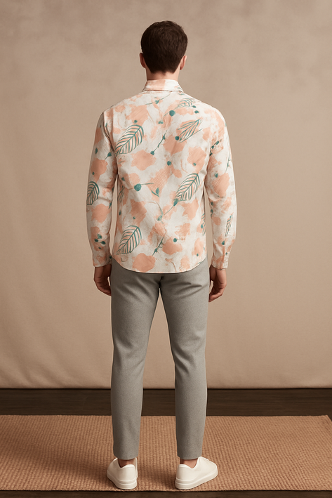 Men's Long Sleeves Printed Shirt|Shirt For Men