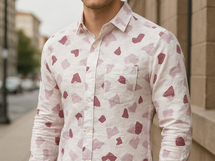 Men's Long Sleeves Printed Shirt|Shirt For Men