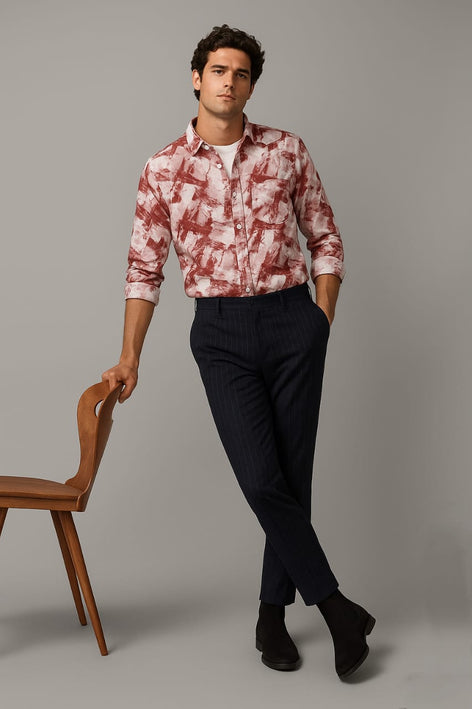 men's Long Sleeves Printed Shirt|Shirt For Men