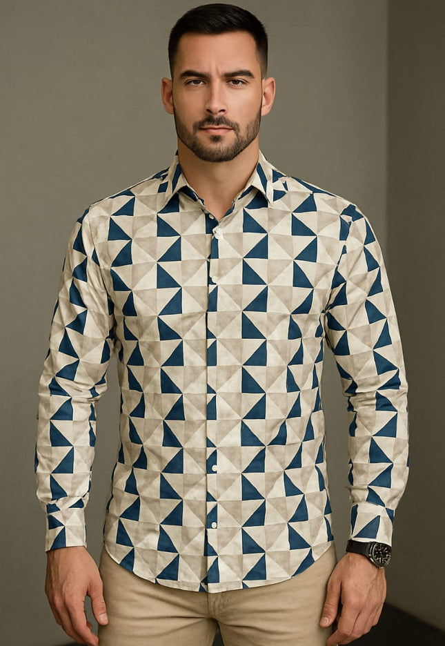 Long Sleeve Printed Shirt|Shirt for mens