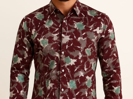 Men's Long Sleeves Printed Shirt|Shirt For Men