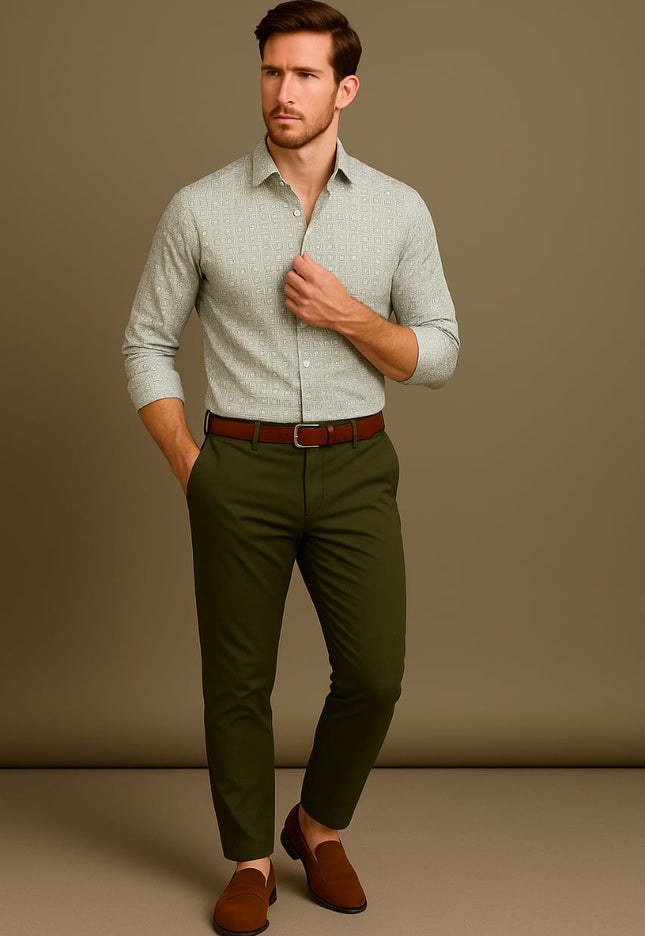 Long Sleeves Printed Shirt|Shirt For Men