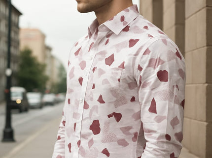 Men's Long Sleeves Printed Shirt|Shirt For Men