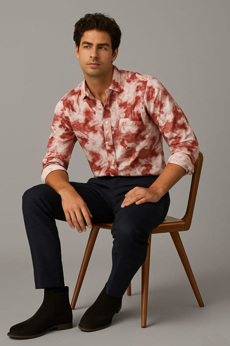 men's Long Sleeves Printed Shirt|Shirt For Men