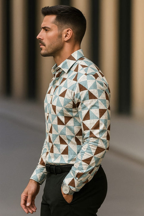 Long Sleeves Printed Shirt|Shirt For Men
