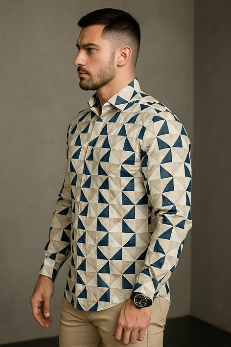 Long Sleeve Printed Shirt|Shirt for mens