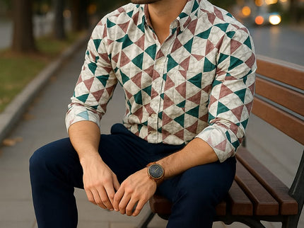 Long Sleeves Printed Shirt|Shirt for men