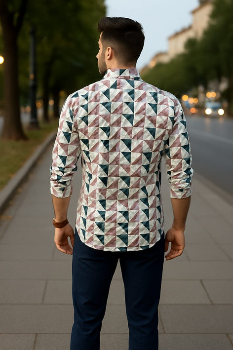 Long Sleeves Printed Shirt|Shirt for men