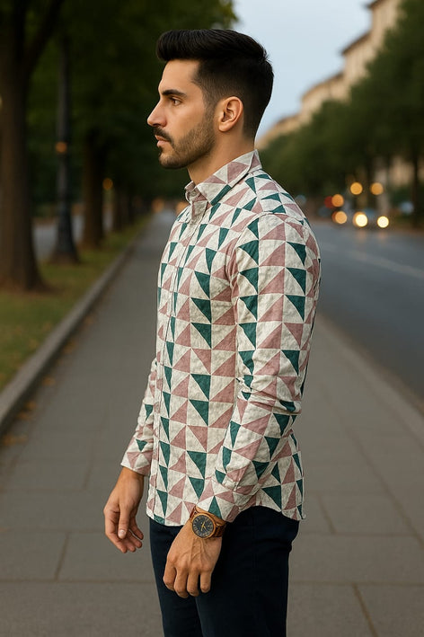 Long Sleeves Printed Shirt|Shirt for men