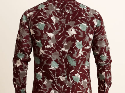 Men's Long Sleeves Printed Shirt|Shirt For Men